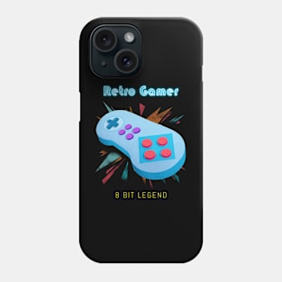 Retro Gamer Logo 5 by Batocera Nation Phone Case