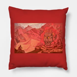 Dorje the Daring One by Nicholas Roerich Pillow