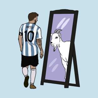 Leo Messi Mirror GOAT T-Shirt