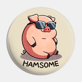 Hamsome - Handsome pig Pin