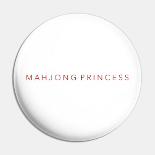 MAHJONG PRINCESS - RED Pin