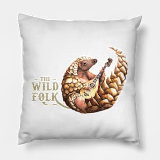 The Wilf Folk - Pangolin on Mandolin Pillow