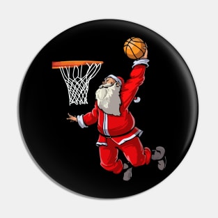 Basketball Santa Pin