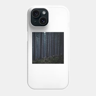 Moody Dark Forest in Misty Mountains of Czech Phone Case