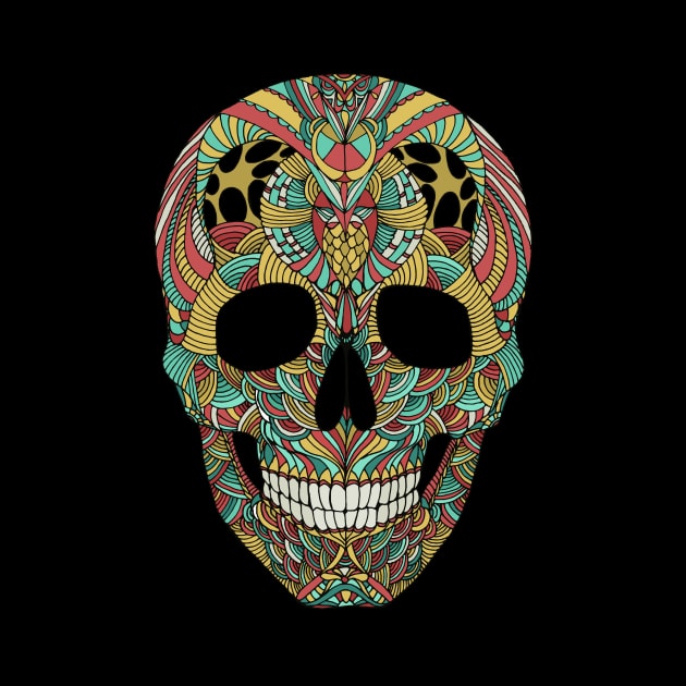 Ornate skull by JuliaBadeeva