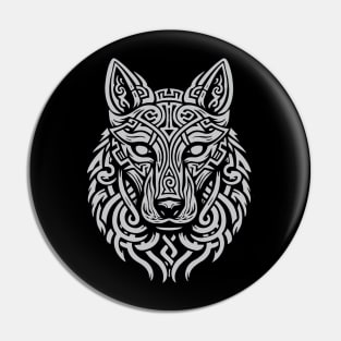 Celtic Wolf Pin