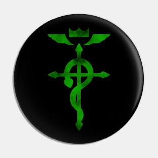 Fullmetal Alchemist Logo Green Pin