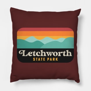 Letchworth State Park Hiking Trails New York Pillow