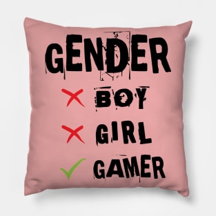 gamer gender Pillow