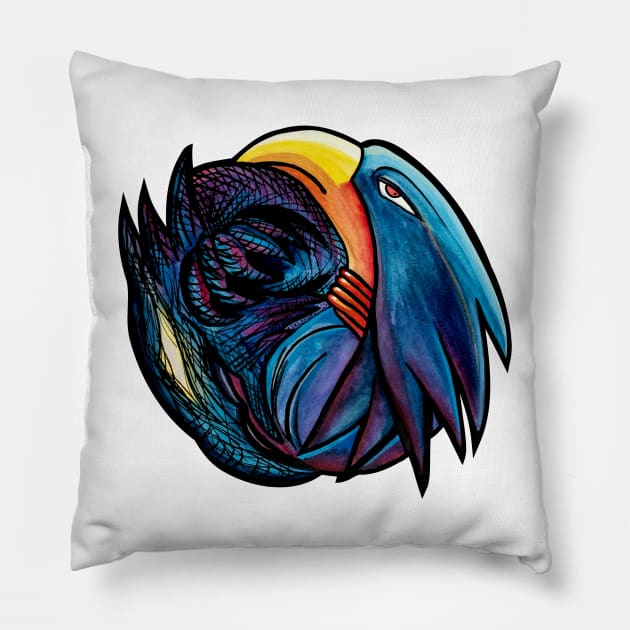 Tokoyami Dark Shadow Pillow by DellaMorteArts