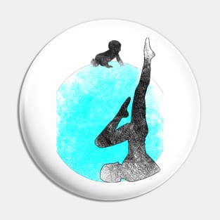 Mindful Father Son Yoga bonding Pin