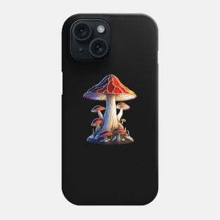 Tall Woodsy Mushroom Bunch Phone Case