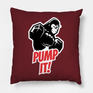 Pump It- Gym Gorilla Pillow