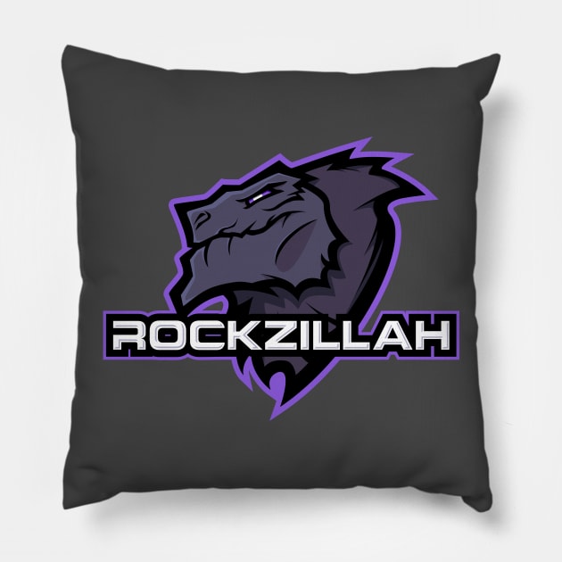 Rockzilla Text Pillow by Rockzillah