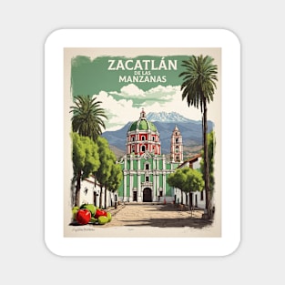 Zacatlan de las Manzanas Puebla Mexico Vintage Tourism Travel Magnet