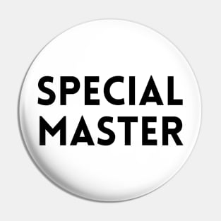 Special Master Pin