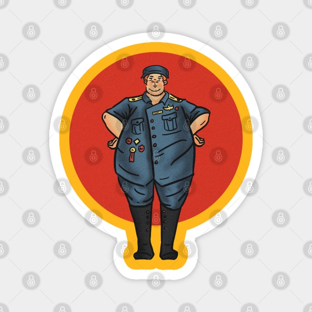 Soldier Attention Magnet by Translucia