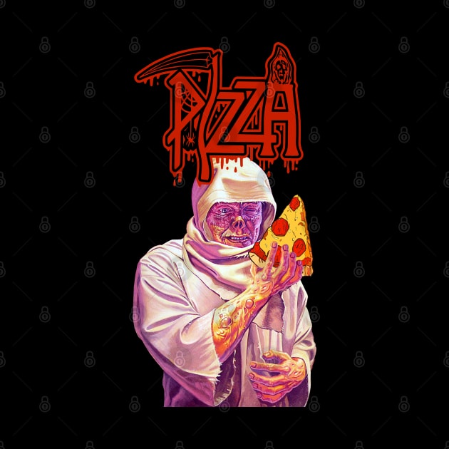 Death "Pizza" Parody Shirt by lilmousepunk