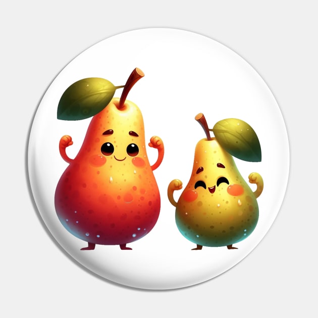 Cute Pears Pin by Dmytro