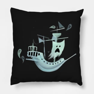 ghost ships Pillow