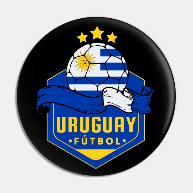 Uruguay Futbol Pin by footballomatic