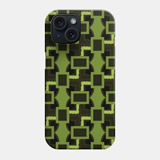 Green Geometric Pattern Phone Case
