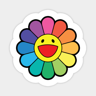 TAKASHI MURAKAMI FLOWER RAINBOW Magnet