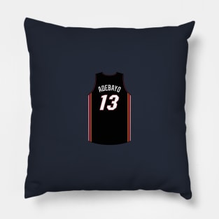 Bam Adebayo Miami Jersey Qiangy Pillow