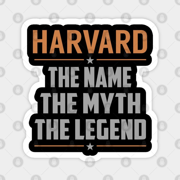 HARVARD The Name The Myth The Legend Magnet by RenayRebollosoye