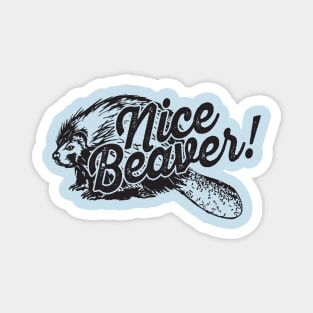 Nice Beaver Magnet