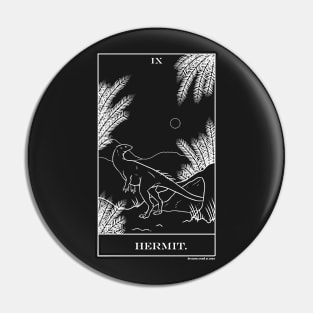 Hermit Dinosaur Oryctodromeus Tarot Pin