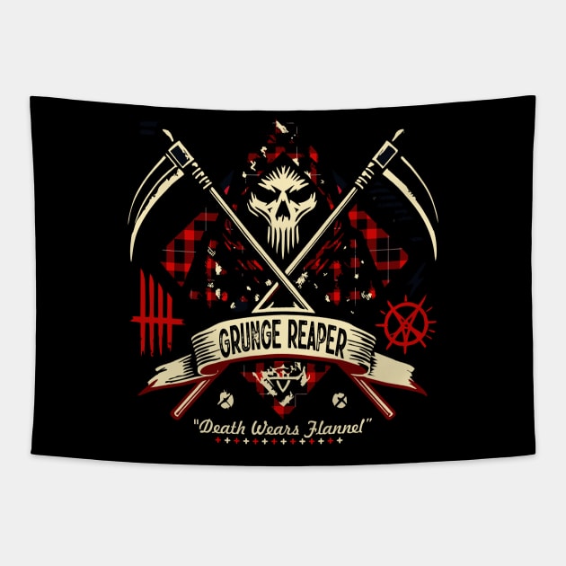 The Reaper’s Grunge Tapestry by 2 souls