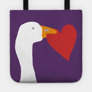 Abstract Portrait Gaming Goose Stolen Heart Tote