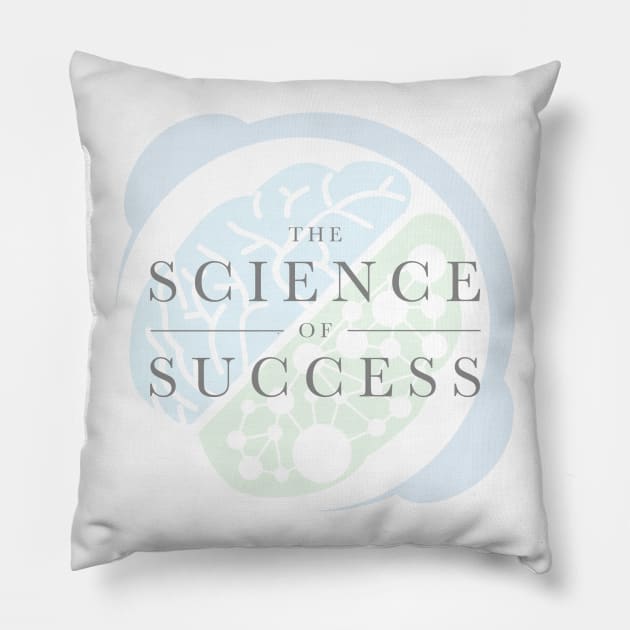 The Science of Success Main Logo Tee Pillow by The Science of Success