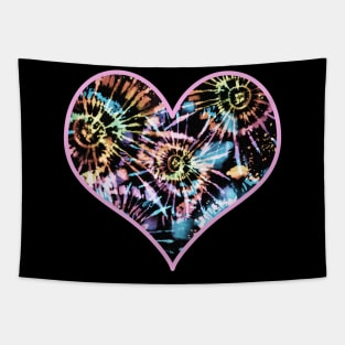 Tie-Dye Blast Love Tapestry