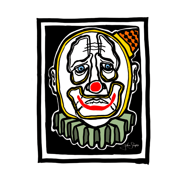 Sad Clown Face by JSnipe