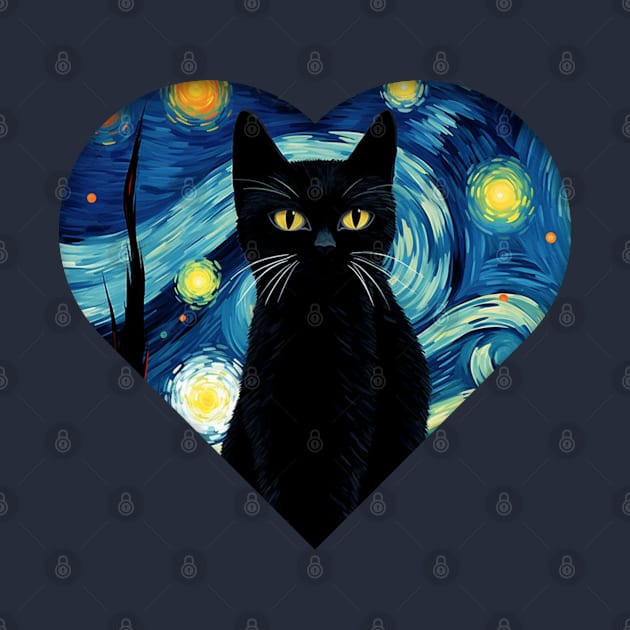 Starry night cat by Don’t Care Co