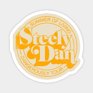 Retro Grunge-Style Steely Dan 3 Magnet