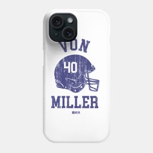 Von Miller Buffalo Helmet Font Phone Case