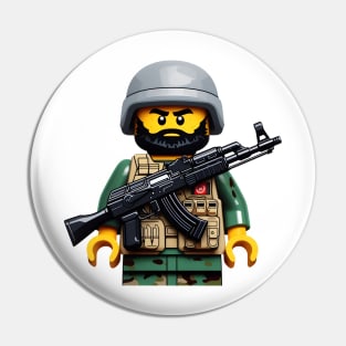 Tactical LEGO Pin