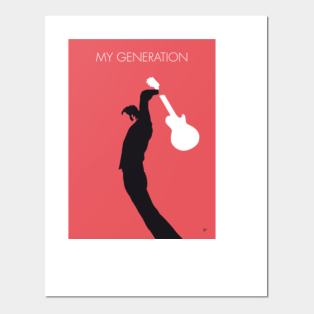 No002 My The Who Minimal Music Poster Minimalist Posters And Art Prints Teepublic