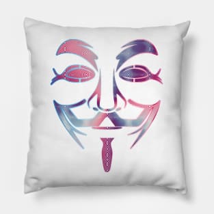 Optical Swirl and Guy Fawkes Pillow