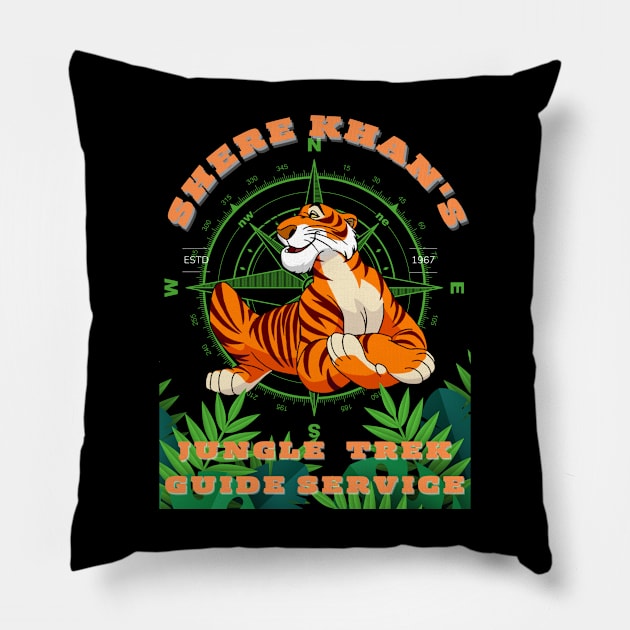 Shere Khan Jungle Guide Pillow by The Tomorrowland Traveler