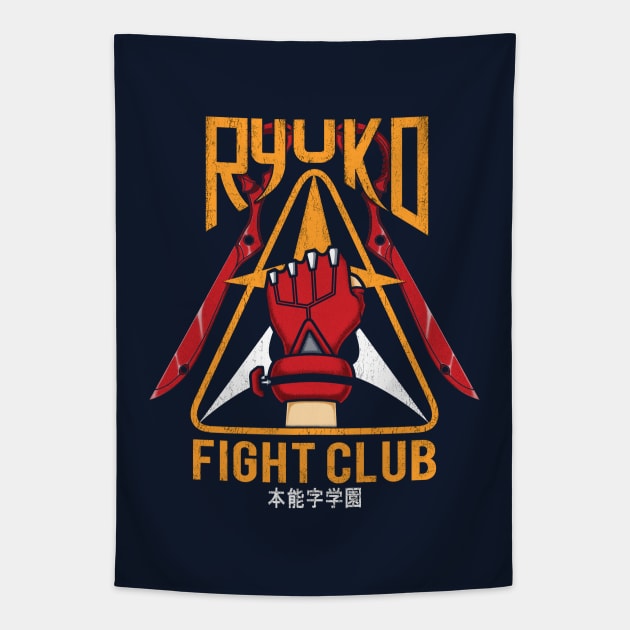 Ryuko Fight Club Tapestry by pigboom