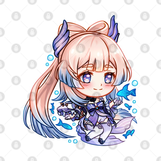 Water Miko , fan-made merchandise by CristalZhaduir