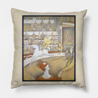 The Circus by Georges Seurat Pillow