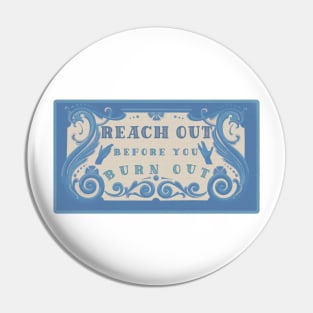 Reach Out Patch Art Pin