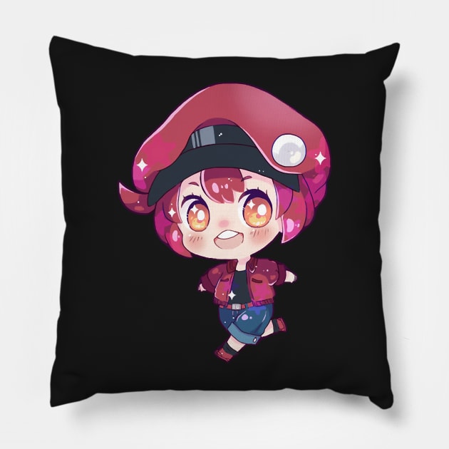 Red blood cell Pillow by Welde2002