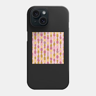 Paper Chain in Pink and Mustard Phone Case