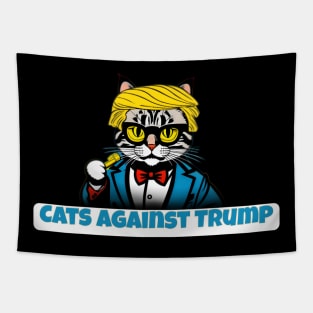 Cats Against Trump Tapestry